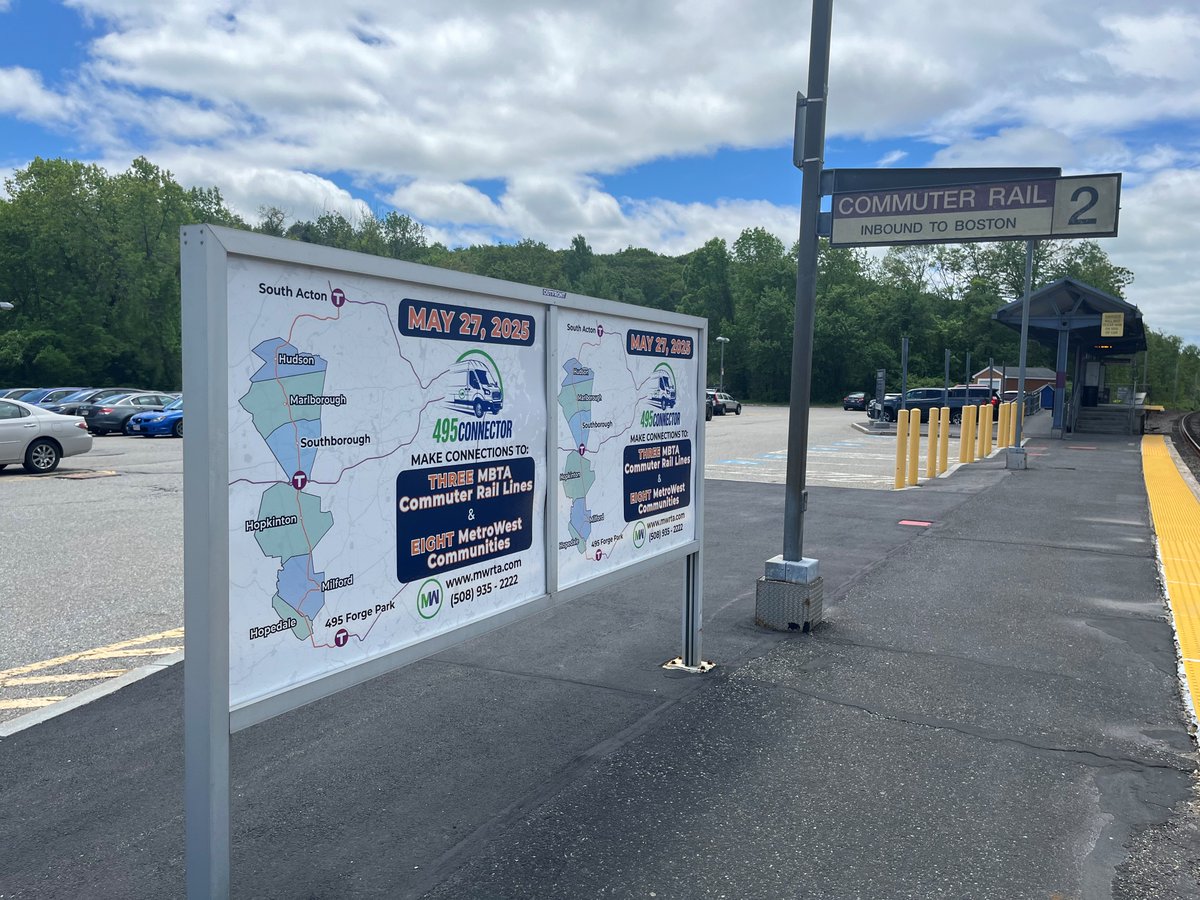#Southborough Commuters! Have you seen the news about our upcoming #495Connector Route?  Serving 3 Commuter Rail Stations and 8 communities within MetroWest - visit mwrta.com today for details!