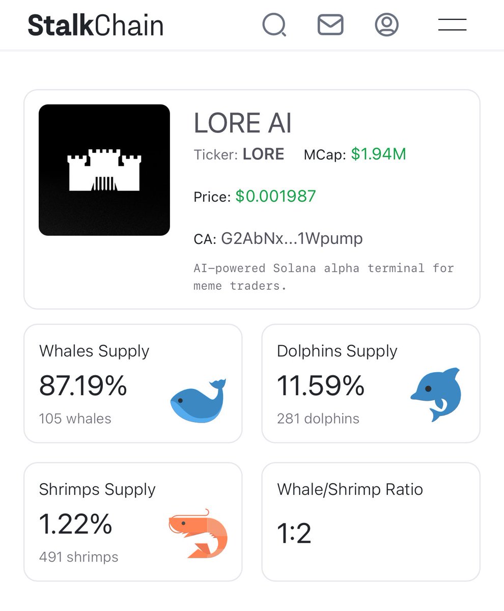 so bullish on $lore 

very gud tek, heavily undervalued rn