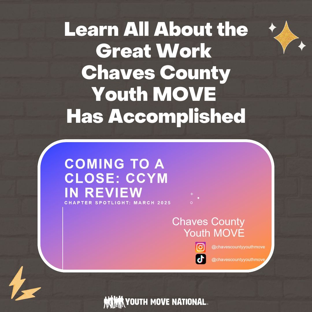 Learn a little more about Chaves County Youth MOVE! While we are saddened that CCYM has come to a close, we are so proud of all their efforts! Take a look at the beautiful highlight of the work CCYM has done by visiting the slides from their presentation, buff.ly/tZV1ch4