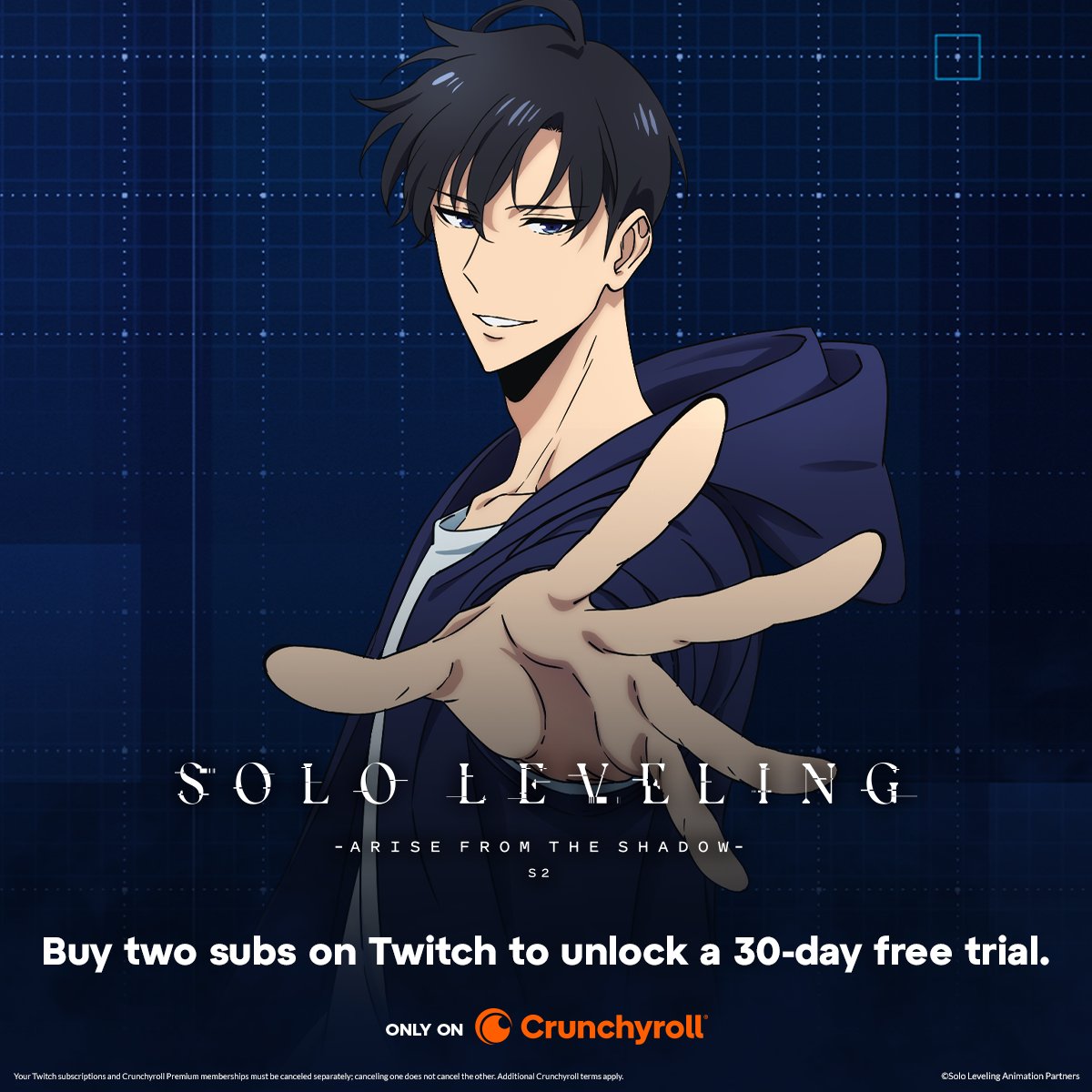 Watch your favorite streamers, then watch your favorite anime. From 5/19–5/25, get a 30-day Crunchyroll® Mega Fan free trial when you sub to 2 eligible streamers. Enjoy ad-free anime, mobile games, concerts, and more. Crunchyroll terms apply.