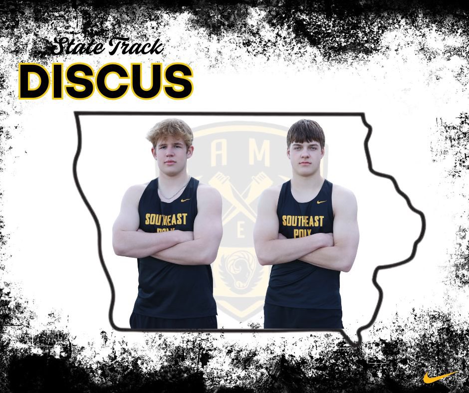 Teague Cantrall &amp; Reece Whinery will be competing in the Discus throw on Thursday afternoon 🎟️🪽