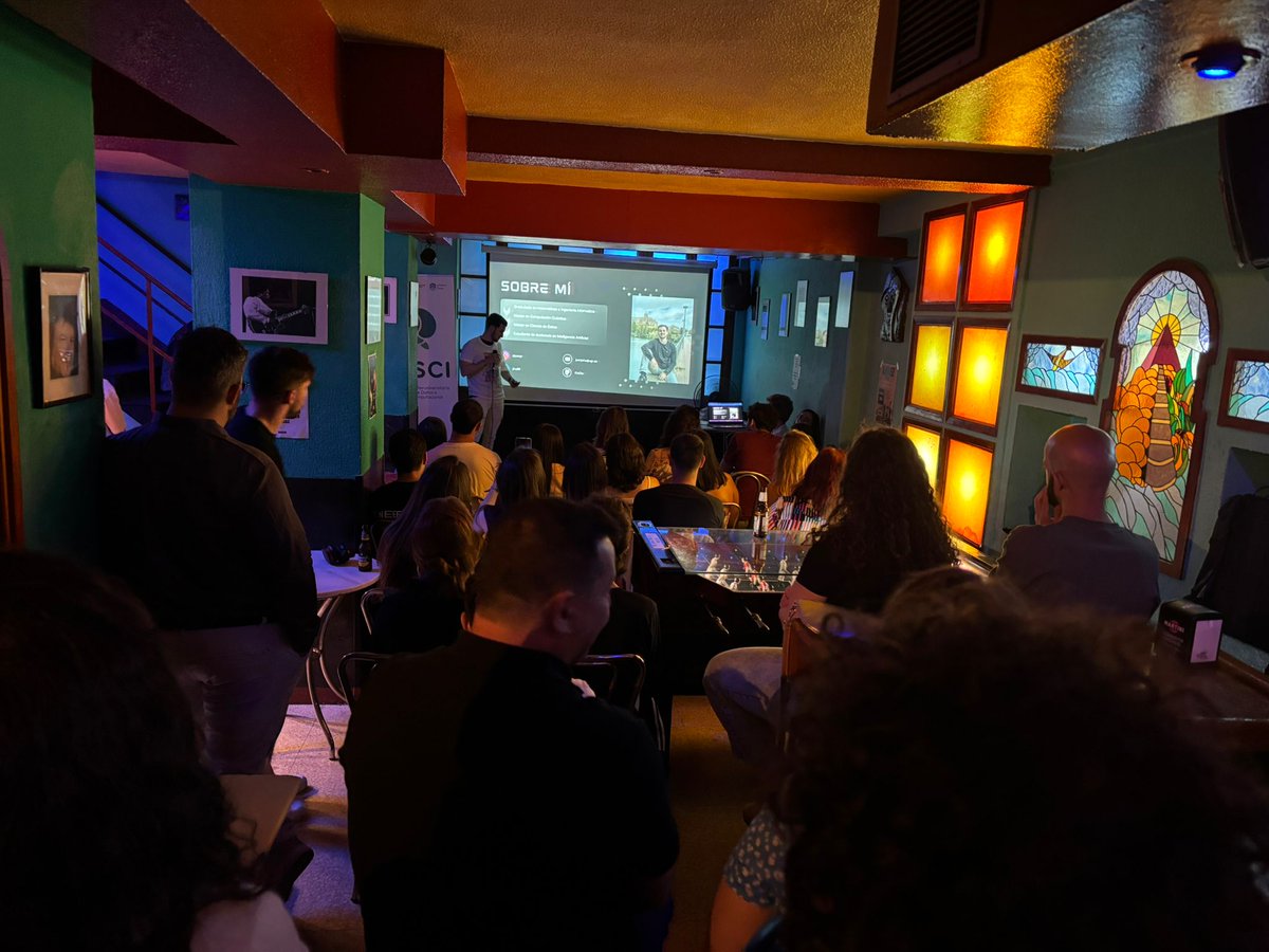 cienciabaresGRA's tweet photo. #Pint25GRA en el @LIBERIApub hablamos de
#TECHMEOUT
⚙️ Chat-GPT no es tan amigo como tú te crees
🎙️ Juan José Herrera Aranda, DaSCI-UGR
@pintofscienceES @parqueciencias @canalugr @DaSCI_es
#Pint25 #Pint25ES https://t.co/kR3RDfubZC