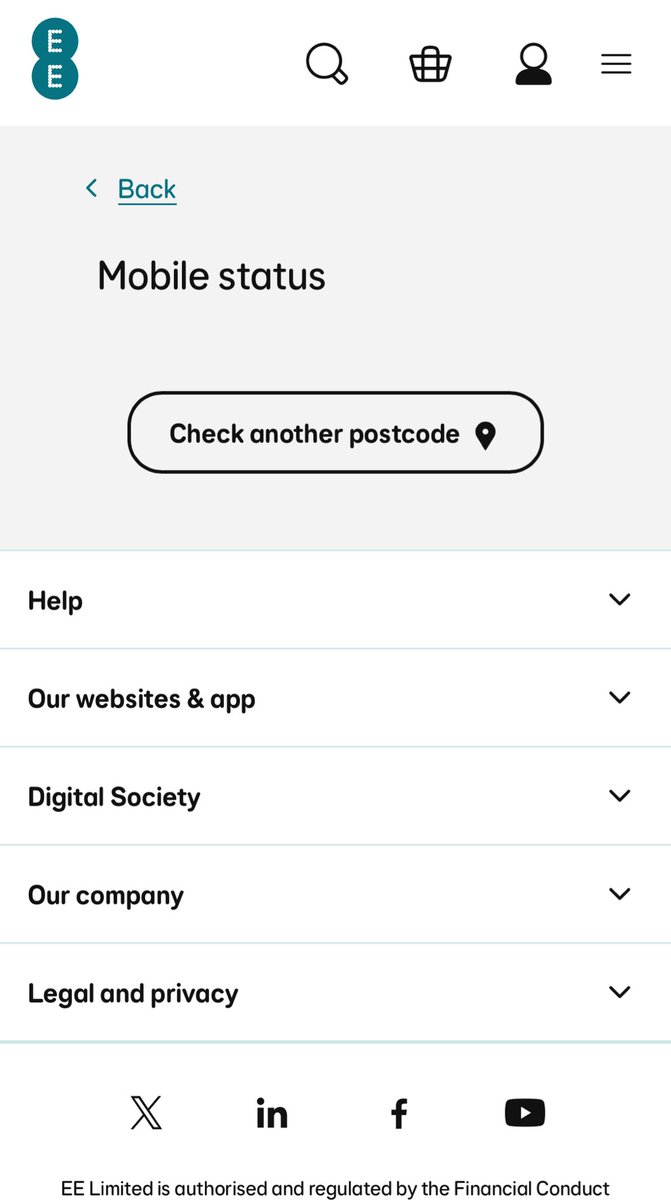 ezzy_ezskimo's tweet photo. @EE I have been checking on your website and click the mobile status and it comes up with this… and doesn’t show anything. Not sure what to do https://t.co/bQMc7IjlKI