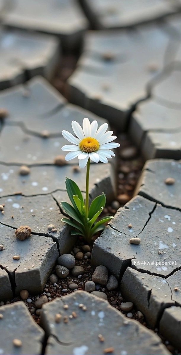 •

الناس يعبرون، 

ولا يلتفتون،

لكنها لا تنتظر التصفيق،
وجودها بحد ذاته انتصار،

كأنها تقول: 
“لستُ في المكان المناسب، لكني هنا. ولن أختفي.

"
🌼🍃 …….