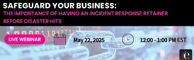 EntaraCorp's tweet photo. Have you signed up for our upcoming webinar yet? Our experts will break down everything you need to know about Entara’s IR Retainer - a proactive, cost-effective solution that ensures your business is prepared to quickly respond to a cyberattack.  

 https://t.co/w6xD4DEmTj https://t.co/GDl5kVKYS0