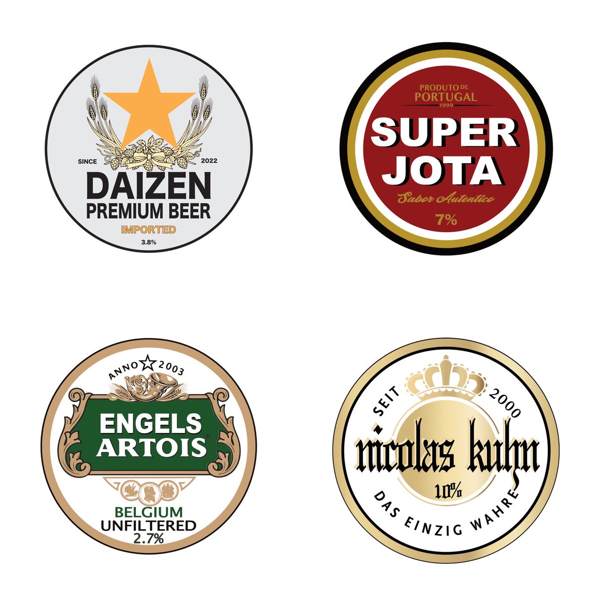 TaeBash's tweet image. Coasters: Players as Beers

2 sets of  4 coasters available for Pre Order now (3 weeks production time)

🍺 for anyone who can name all 8 beers

Cheers

Retroceltic.bigcartel.com