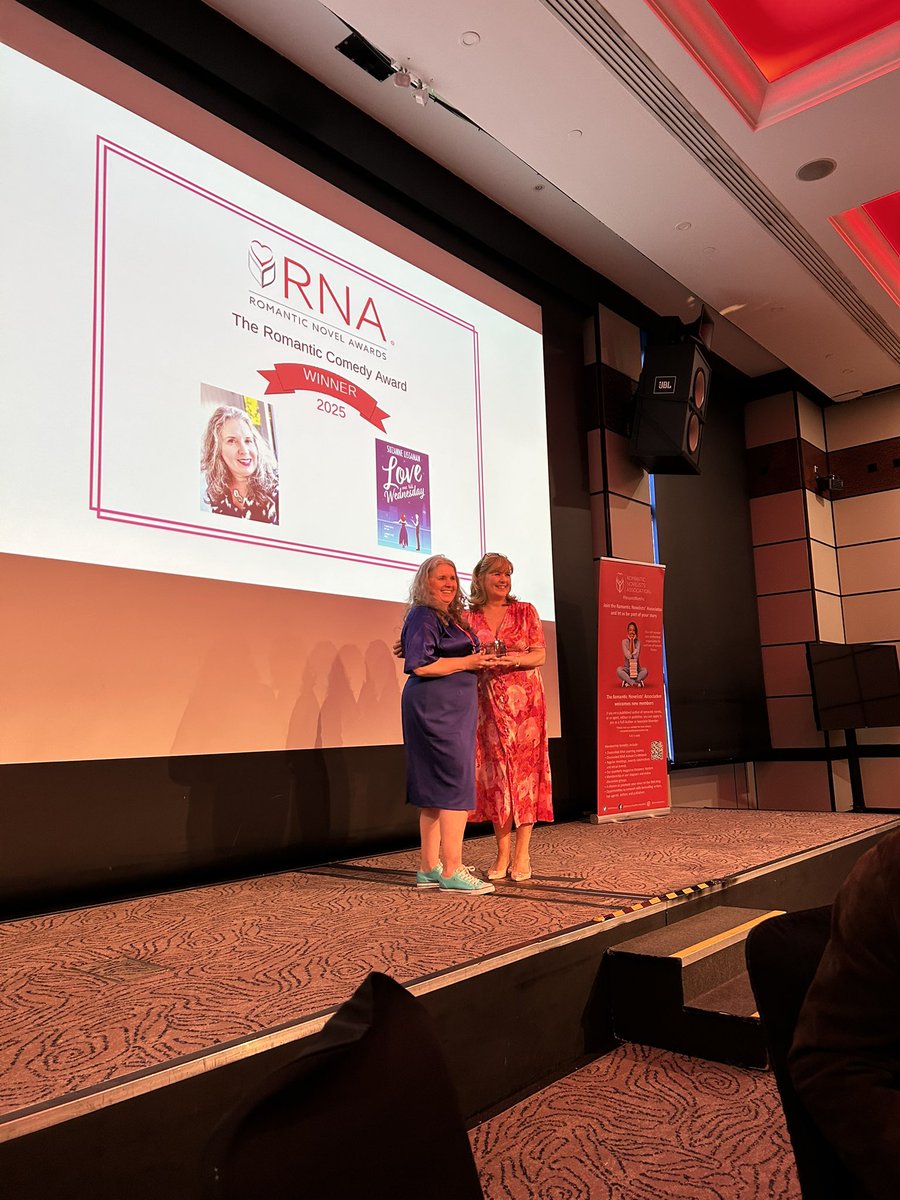 RNAtweets's tweet photo. And the winner of The Romantic Comedy Novel 2025 is Suzanne Lissaman @slissamanauthor Congratulations! 
#RNARomanticNovelAwards2025 #RespectRomFic https://t.co/izV7VPnB37
