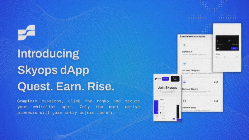 BobDegenHunter's tweet photo. 💸 Retro Airdrop Hunt Alert!
Skyops Labs might cook 🔥

🐔 Tasks to qualify:
🔗 Connect your OKX Wallet 👉 https://t.co/bNRJLxvkjy
⏳ Hit “Access Waitlist”
🎁 Tap “Reward Menu” &amp; grind those social tasks
💯 EZ airdrop play,get in before it’s too late!
#AirdropHunting #Skyops #OKX https://t.co/RtdsgTJdnD