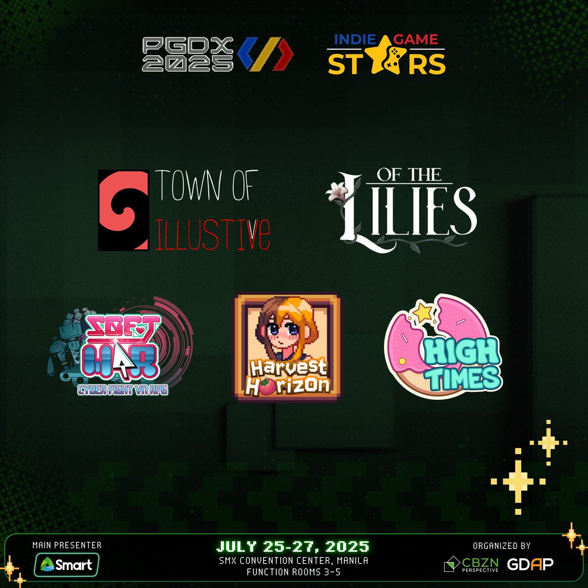 AAAAHHH we are going to be featuring our game SOFTWAR in PGDX 2025 Indie Game Stars!!
Hope y'all are ready for a new version of SOFTWAR!