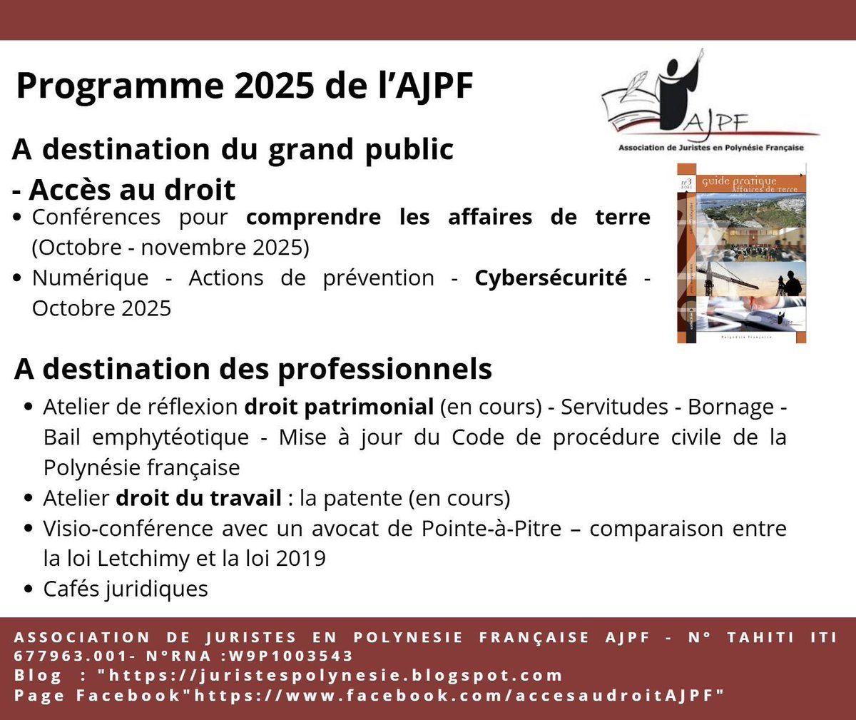 Association de juristes en Polynésie fse AJPF tweet media