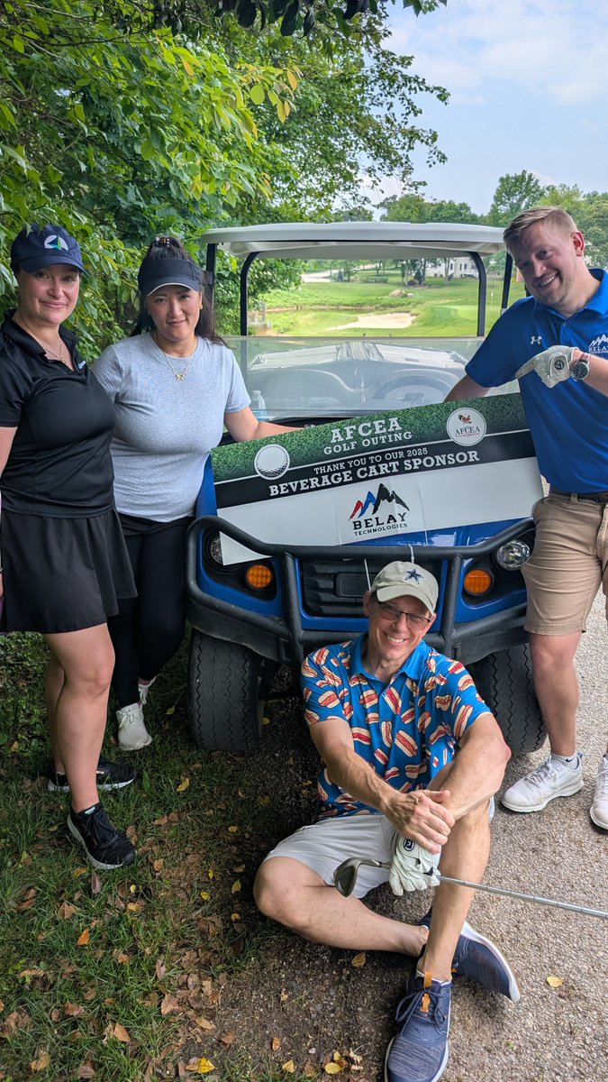 TeamBelay's tweet photo. What an amazing day on the green!
The 2025 AFCEA Central Maryland Chapter Spring Golf Tournament, last week, was a tremendous success, and Belay Technologies was proud to be part of it once again. https://t.co/CVfOnfY4SY