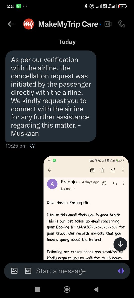 HASHIU's tweet photo. @makemytripcare How low @makemytrip @makemytripcare can go?

@DeepKalraMMT @Rajesh_Magow https://t.co/rS7wfq7Sya