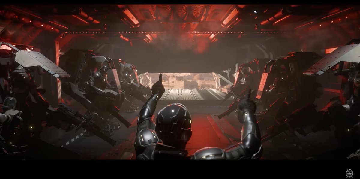 ATLS combat suits. Star Citizen is dropping and revealing fantastic content during Invictus week this year. You get a mech suit, you get a mech suit... everybody gets a mech suit! 🔥 Allons-y! - Red Delta is ready to party! 🇺🇸