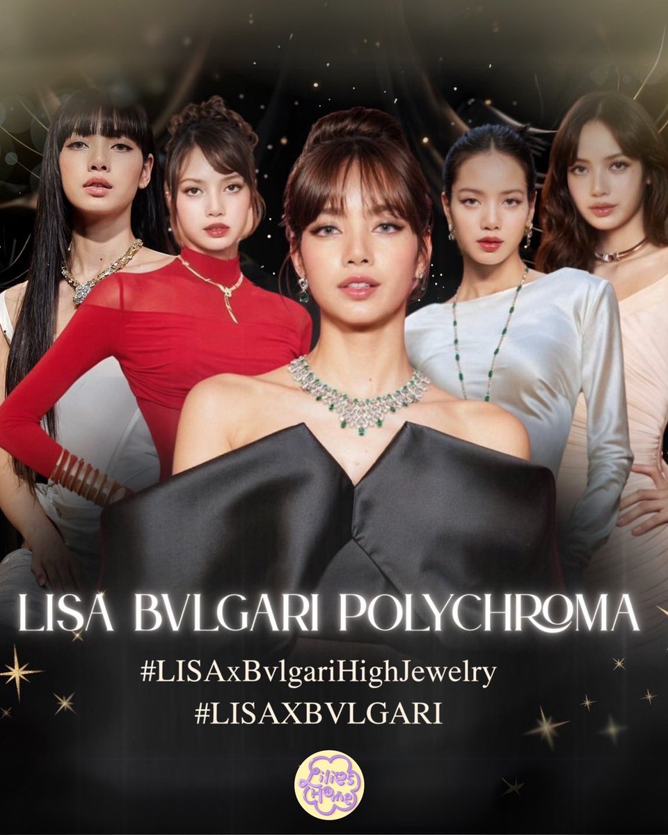 เริ่มเทรนด์แท็กได้เลยค่ะ 
Let's start trending 
⤵️⤵️⤵️

LISA BVLGARI POLYCHROMA #LISAxBvlgariHighJewelry
#LISAXBVLGARI
🍪💎