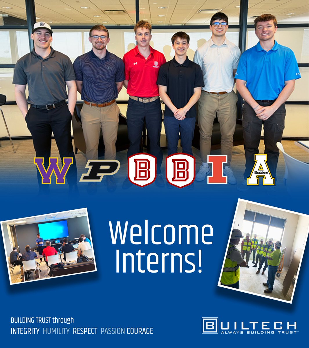 👋 Welcome, Interns!
We’re excited to have our 2025 summer interns on board and out in the field! Here’s to a summer of growth, learning, and building the future. 💪
#TeamBuiltech #Internship2025 #FutureBuilders #BuiltechCulture