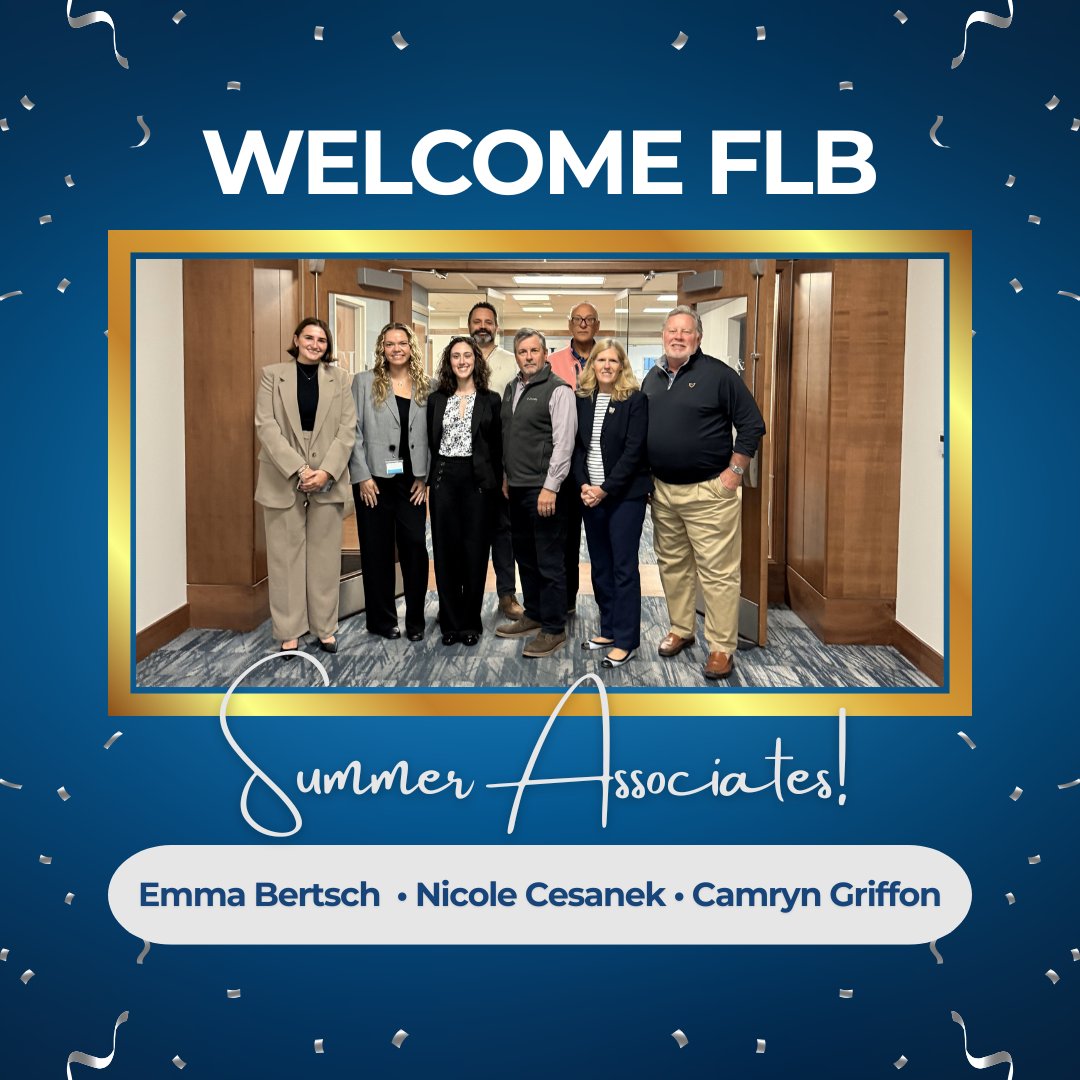 FLBLawLV's tweet image. 👏A warm welcome to our 2025 Summer Associates - Emma, Nicole &amp;amp; Camryn! 

We are thilled to have you and can't wait to see all the wonderful things you accomplish at FLB. 🎉

#SummerAssociate #LegalIndustry #LehighValley #LawFirm