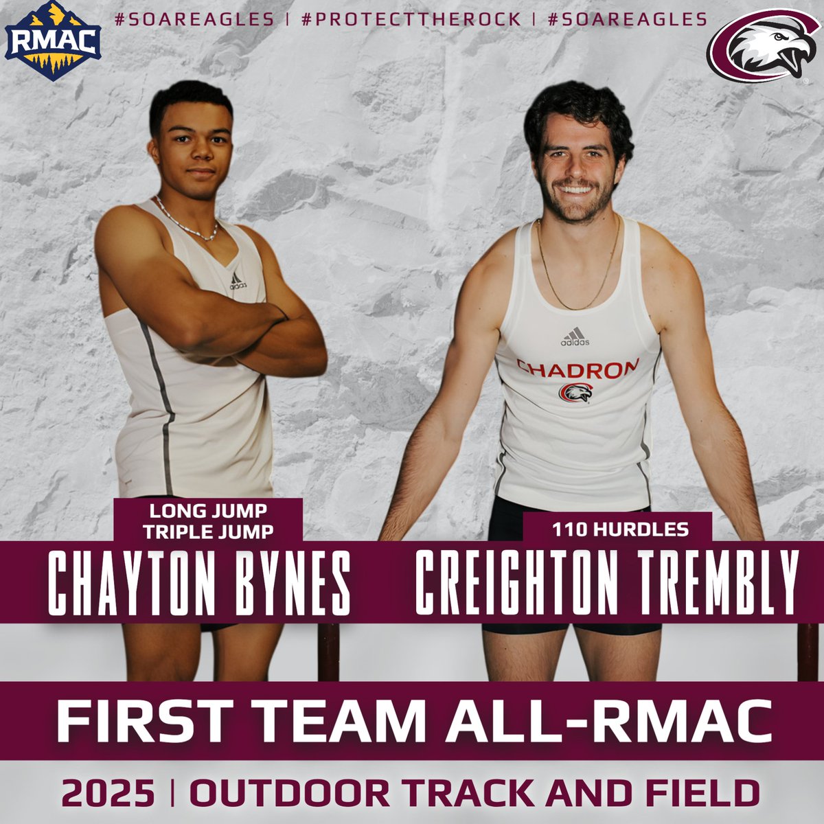 csceagles's tweet image. In addition, seven CSC athletes earned first-team or second-team All-RMAC honors based on their performances from April's conference meet.
Congratulations Eagles!