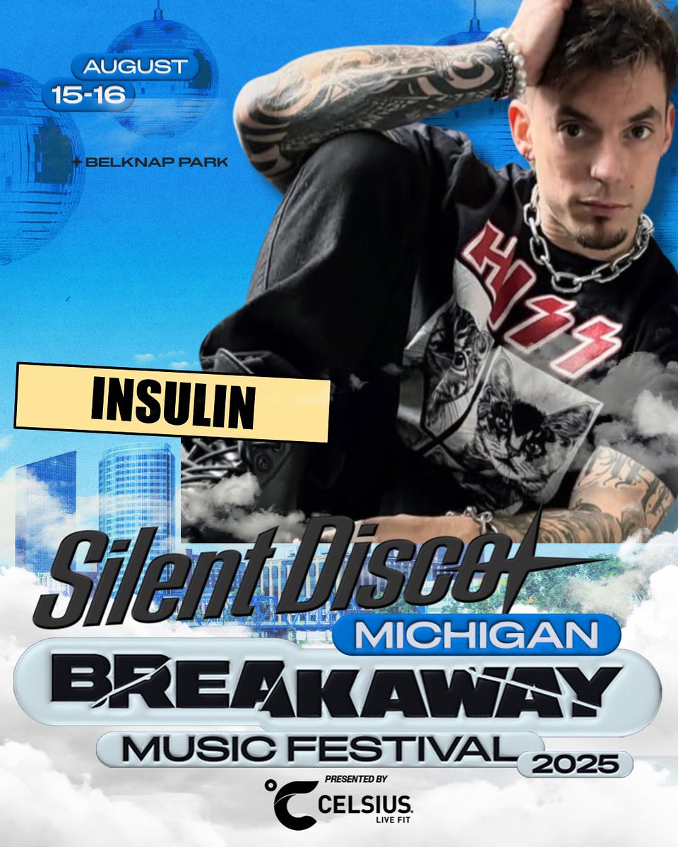 BREAKAWAY, YOU READY FOR A DOSE OF INSULLIN?! 💉⚡
Just found out the cure for a chill festival… and it’s me. 😹🫢😹
Super stoked to be part of this insane lineup. truly honored to rage alongside some legends and future legends.
I hope your insurance covers high BPMs