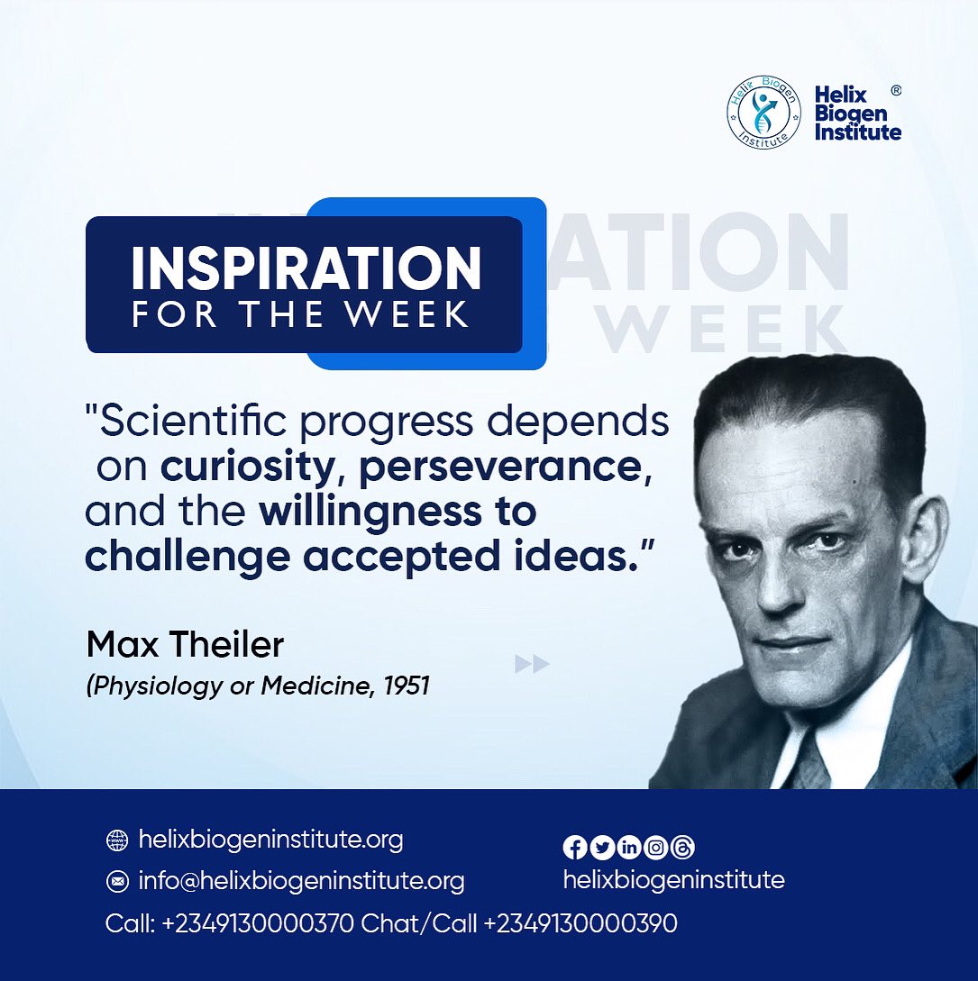 HelixBiogenInst's tweet photo. At @HelixBiogenInst, we believe innovation thrives when bold questions are asked, challenges are embraced, and conventional boundaries are reimagined.

This week, let curiosity guide your exploration.

What progress will you make today?

#InspirationForTheWeek #CuriosityInScience https://t.co/P7qCmYmHHk