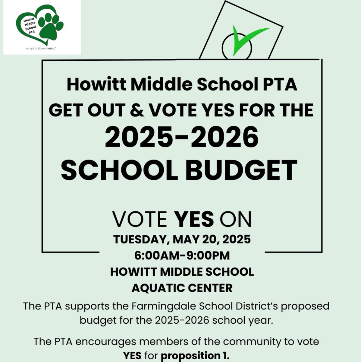 Tomorrow is the day!!!  Get out there and vote!!!!@HowittMS