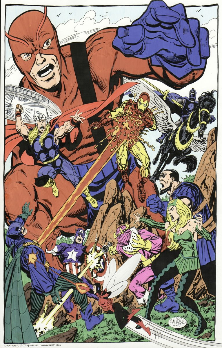 iamluke85's tweet photo. #avengera artwork by #JohnByrne (Penciller) , #EdSanson (Colorist) , https://t.co/5LzkSvCgao