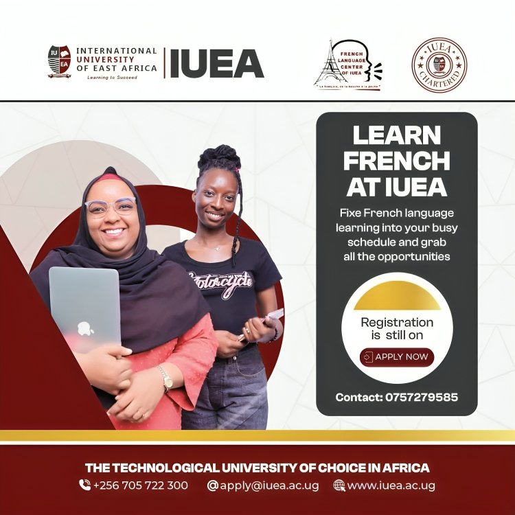 French Classes Available at IUEA!
Join the French Language Center at the International University of East Africa (IUEA) and begin your journey to mastering the French language.
Enroll today and broaden your horizons!
#frenchlanguagecenterofiuea 
<a href="/iuea_uganda/">IUEA</a>