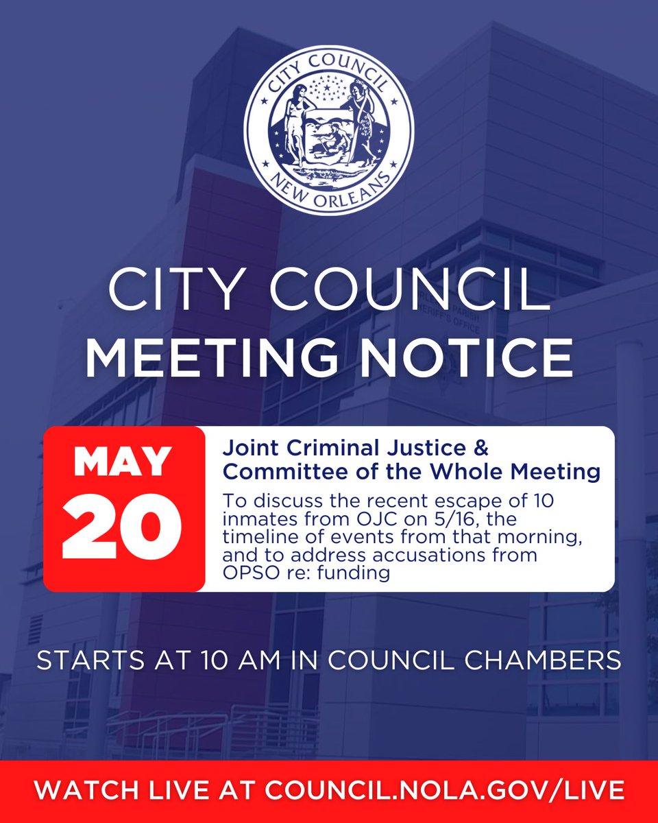 Watch online at council.nola.gov/live