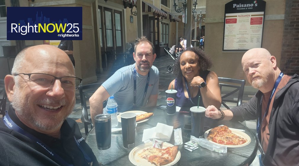 Rightworks Team Lunch with Eric McMillen at #RightNOW2025!