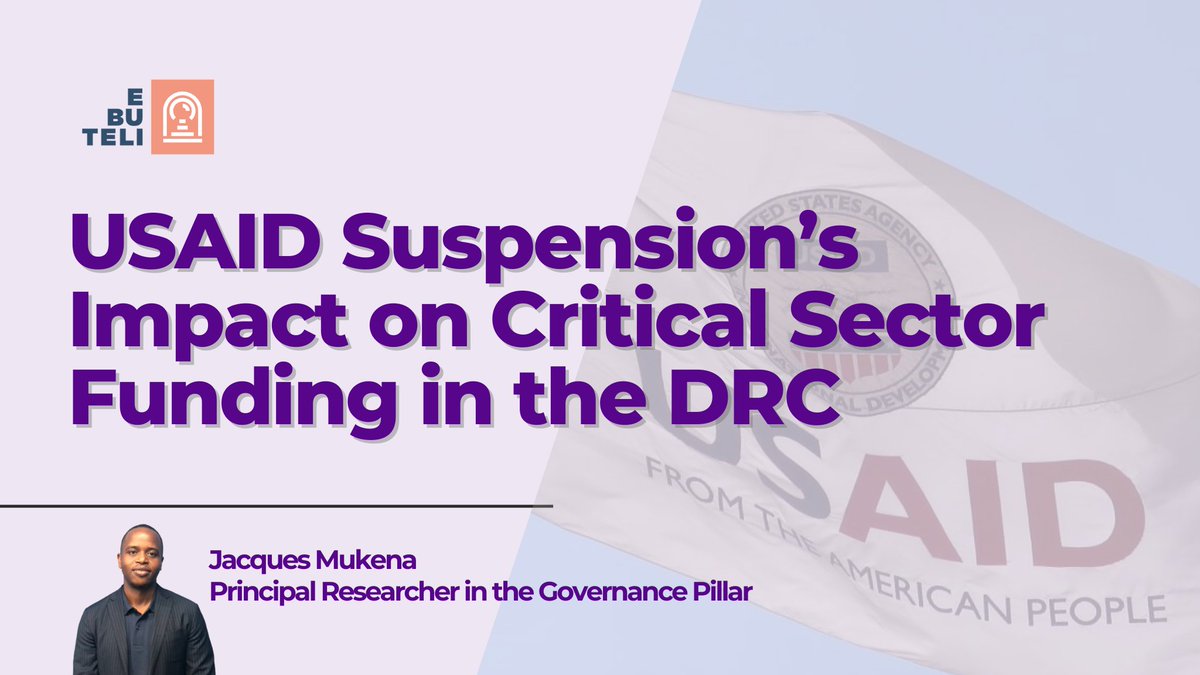 nyuCIC's tweet image. 🤔 How will the suspension of the #USAID funding impact the Democratic Republic of Congo (#DRC)?

@jimkamene (@ebuteli)&apos;s latest blog analyzes the repercussions of this suspension, saying that it could affect the country’s public health sector. 🏥

🔗 cic.nyu.edu/resources/usai….…