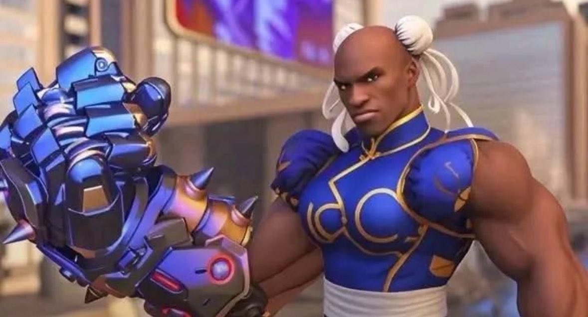 Overwatch2_NEWS's tweet photo. 【スト6コラボ】

チュンムフィスト👊

※ファンアート
📷️:haiivampycat
https://t.co/ybMcy6xdup