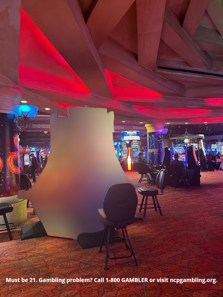 You think you know our casino floor? 🤔 Put your knowledge to the test and tell us down below the name of the hidden slot machine! 🎰