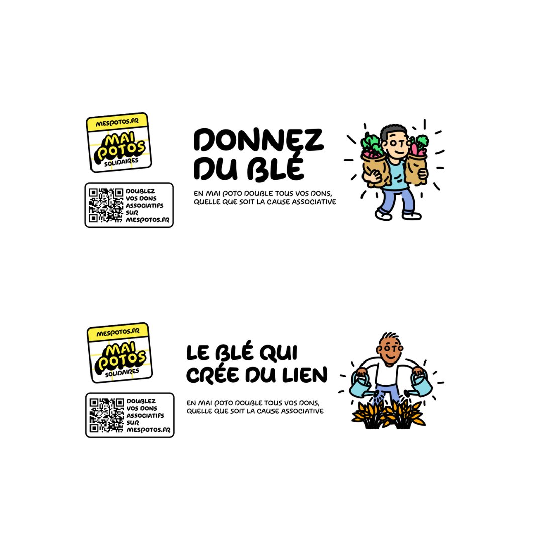 🥖 Mai Potos Solidaires – En mai nous lançons une grande opération :

👉 3,4 millions de sacs à pain diffusés dans les 15 plus grandes villes de France 🇫🇷

📸 Vous tombez sur un de nos sacs ? Prenez une photo, partagez-la, tagguez-nous.

#Générosité #Dons