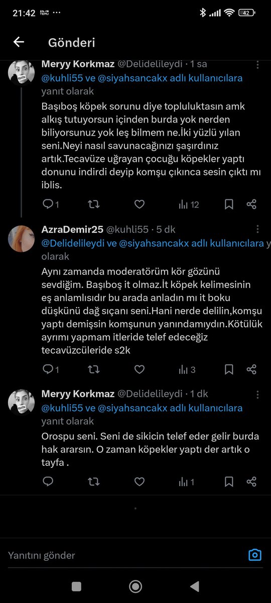 Kaşara bak kaşara. Delil diyor. Adam itiraf etti tutuklandı amk orospusu seni komşusu çıktı hala adamın yanındamıydın diyor.