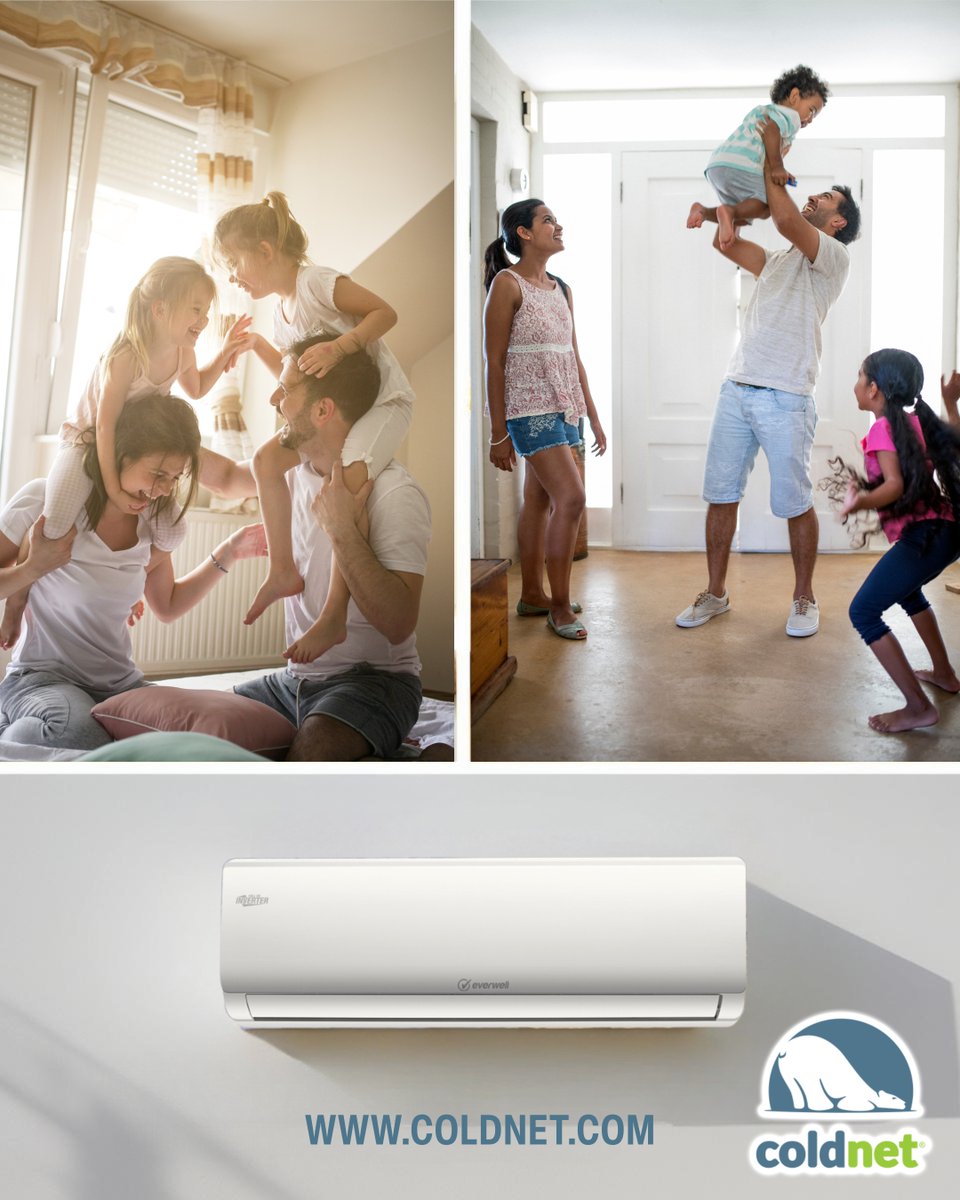 ColdNetOfficial's tweet image. At home, comfort means everything—and at COLDNET, we make it possible. With high-performance HVAC units from Everwell, your family can enjoy perfectly cooled spaces, no matter the season. 

Want to learn more? Visit coldnet.com

#Coldnet #HVAC #AirConditioning