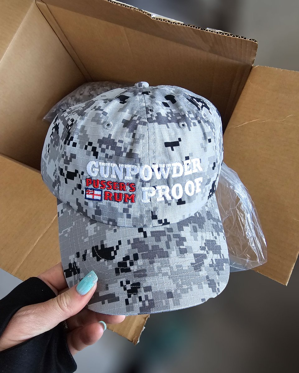 💥 Locked, loaded, and Gunpowder Proof 💥 We teamed up with Pusser’s Rum to stitch some serious swagger into these digital camo trucker hats. Want to create branded merch that hits harder than your average promo gear? Let’s talk.
