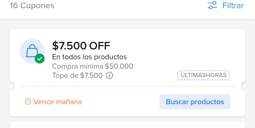 Cupon Mercado Libre de 7500: ULTIMASHORAS