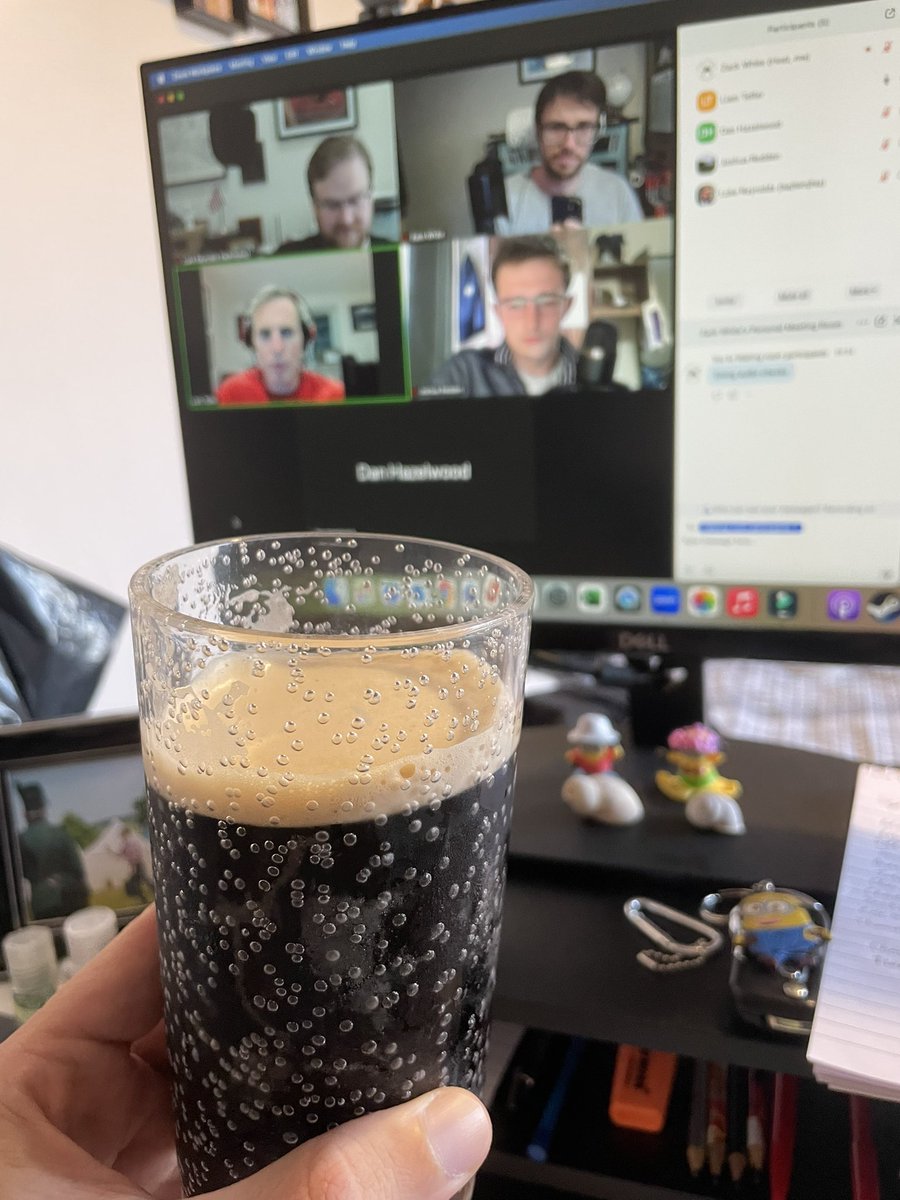 Dr Zack White (@zwhitehistory) on Twitter photo Podcasting with the <a href="/NapWarsPod/">Napoleonic Wars Pod</a> team and a 0% <a href="/GuinnessIreland/">Guinness Ireland</a>
Iâve had worse evenings.
Tonight we debate âWho lost Americaâ during the American Revolution
Due out in July (early access for patrons though).
And yes, come at me for the glass.
<a href="/liamtelfer/">Liam Telfer</a> <a href="/lureynol/">Dr. Luke Reynolds</a> Podcasting with the <a href="/NapWarsPod/">Napoleonic Wars Pod</a> team and a 0% <a href="/GuinnessIreland/">Guinness Ireland</a>
Iâve had worse evenings.
Tonight we debate âWho lost Americaâ during the American Revolution
Due out in July (early access for patrons though).
And yes, come at me for the glass.
<a href="/liamtelfer/">Liam Telfer</a> <a href="/lureynol/">Dr. Luke Reynolds</a>