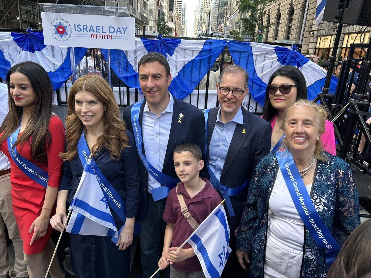 Proud to march in #israeldayon5th with <a href="/JCRCNY/">JCRC of New York</a> <a href="/UJAfedNY/">UJA-Federation of New York</a> and many friends and colleagues on 5/18.