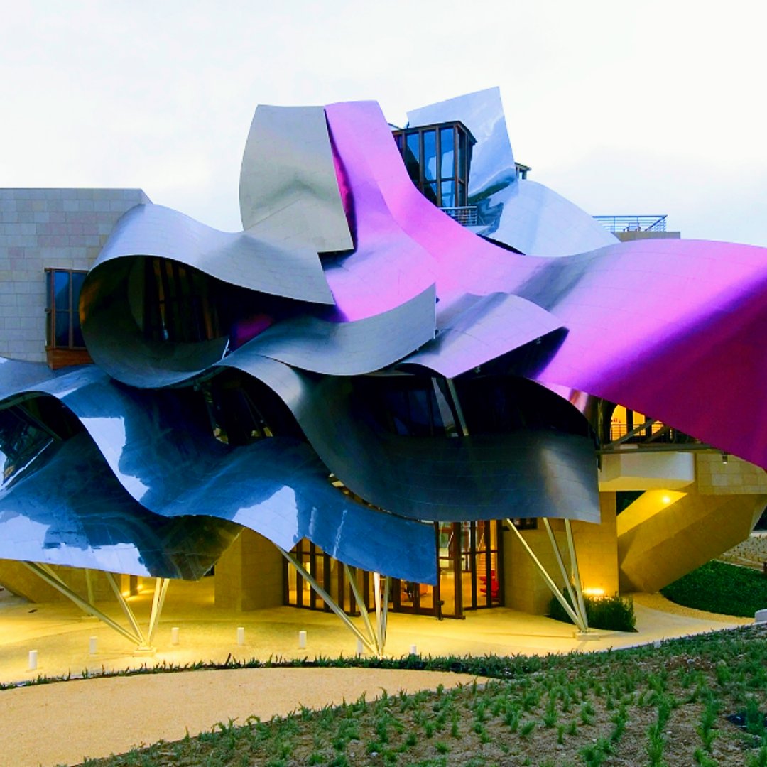 Gabrieeeel_G's tweet photo. A Sample of Architecture....
Wine-inspired burst of color steel and titanium
Marques de Riscal Hotel by F Gehry
Elciego, Spain
#LoveArchitecture https://t.co/EMjAf8WFW9