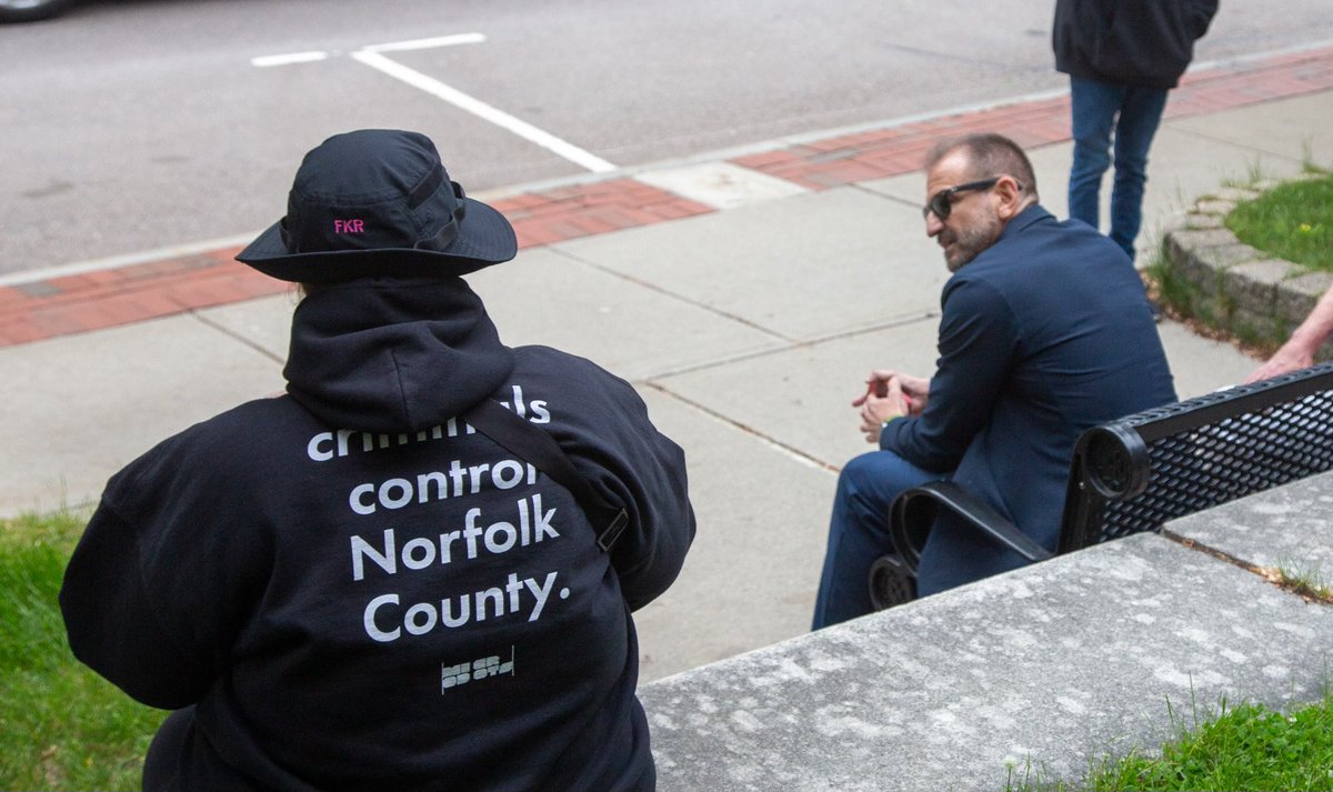 Aidan Kearney (@doctorturtleboy) on Twitter photo Breaking News - State Police have arrested Erica Walsh for wearing a sweatshirt criticizing the police in the buffer zone. Attorney <a href="/marcorandazza/">Marc J. Randazza ๐บ๐ธ ๐ฎ๐น ๐ง๐ท</a> witnessed it Breaking News - State Police have arrested Erica Walsh for wearing a sweatshirt criticizing the police in the buffer zone. Attorney <a href="/marcorandazza/">Marc J. Randazza ๐บ๐ธ ๐ฎ๐น ๐ง๐ท</a> witnessed it