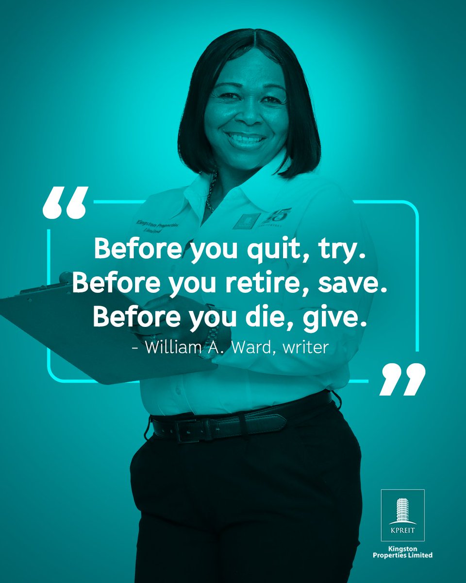 kpreit's tweet photo. ✨ #MotivationalMonday with Kingston Properties ✨

Before you quit, try. 💪
Before you retire, save. 💰
Before you die, give. ❤️

Success is built on persistence, smart financial planning, and generosity. Keep pushing forward and securing your future! 💼🏡

#KingstonProperties https://t.co/ueWezvnzI2