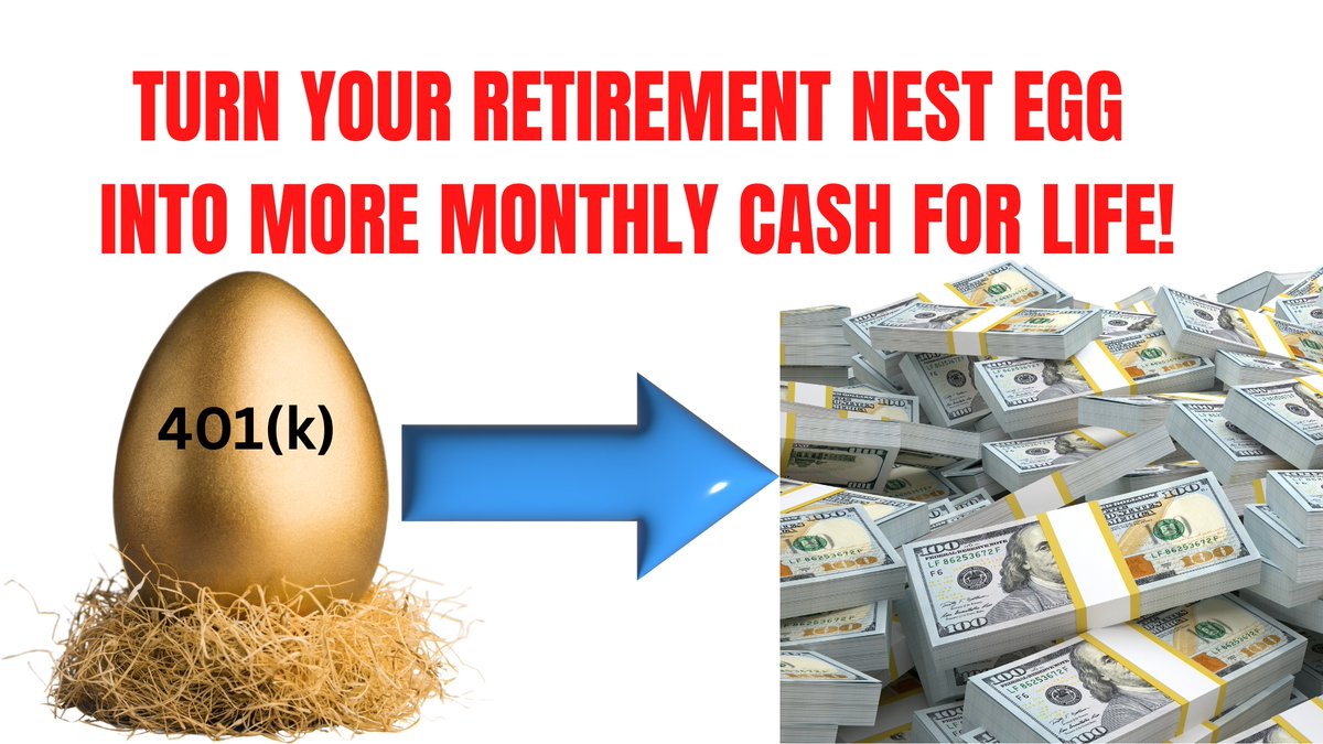 CoachJThorman's tweet image. Getting Ready To RETIRE or Already RETIRED?
LEARN THE BEST WAY TO TURN YOUR NEST EGG INTO MONTHLY PAYCHECKS THAT WILL LAST AS LONG AS YOU DO?
You're INVITED to JOIN ME on a free Discovery Call to find out all about it. Comment for link
#401k #retirement #retired