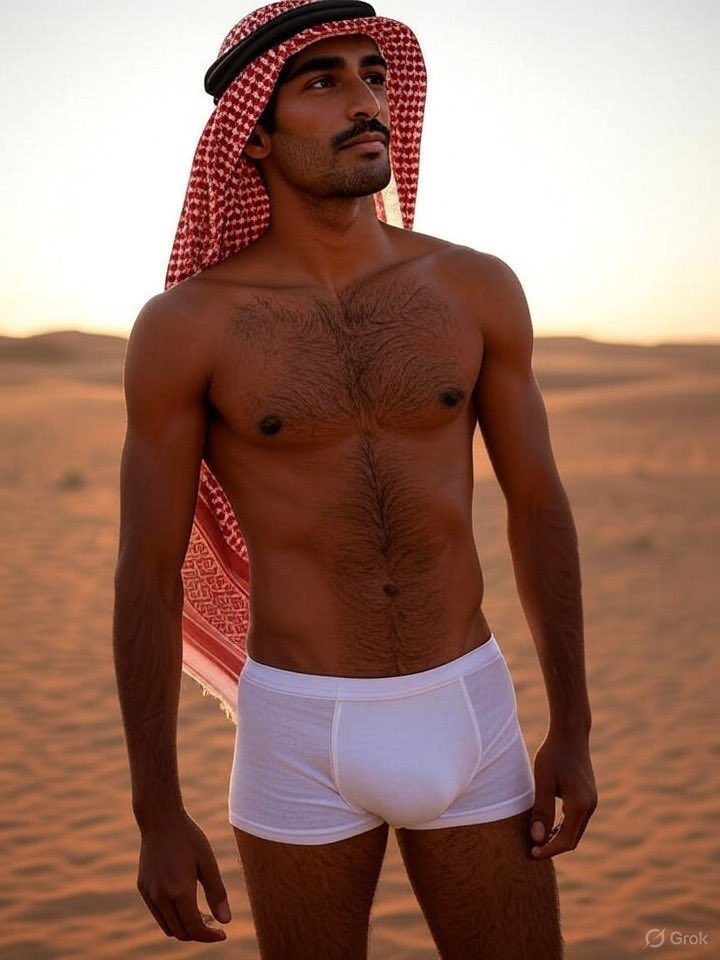 يسألني الناس دائمًا عن شكل الزوج المثالي بالنسبة لي. معظم الفحول العربية تفي بالمتطلبات. إليك القائمة. 
+ يجب أن يكون عربيًا أصيلاً، بملامح شرق أوسطية كلاسيكية + يجب أن يكون نحيفًا مع شعر على صدره وقضيبه وساقيه. + يجب أن يكون لديه لحية وشعر داكن. + أحب أن يكون جسده مدبوغًا، مما