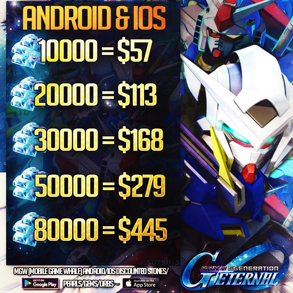 InfinitStones's tweet image. We are now offering SD Gundam G Generation Eternal (DM for more information or form to purchase)

If you are wanting certain packs and bundles we can offer special low pricing just DM us what you are wanting 👍