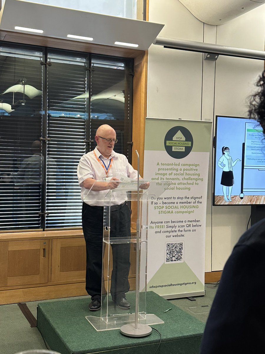Nic Bliss raps up the launch thanking residents, organisations, and encouraging us to carry on tackling social housing stigma.

Thread 5/