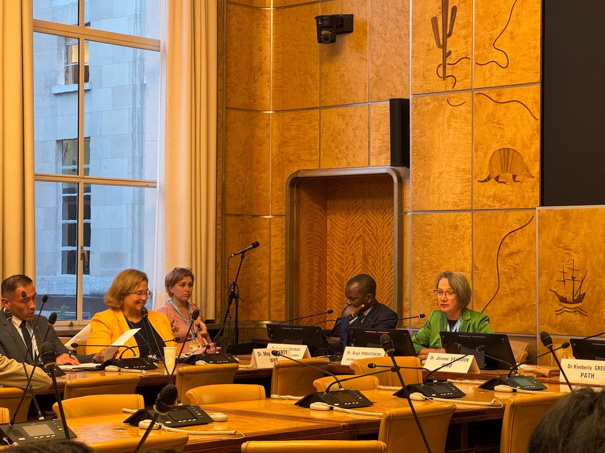 IAS - the International AIDS Society (@iasociety) on Twitter photo 🤝IAS Executive Director Birgit Poniatowski & Meg Doherty <a href="/mdoherty_hiv/">Meg Doherty</a> from <a href="/WHO/">World Health Organization (WHO)</a> co-moderate the panel discussion, inviting experts to share insights on the global #HIV response & next steps to reach the 2030 epidemic control goals. #WHA78 🤝IAS Executive Director Birgit Poniatowski & Meg Doherty <a href="/mdoherty_hiv/">Meg Doherty</a> from <a href="/WHO/">World Health Organization (WHO)</a> co-moderate the panel discussion, inviting experts to share insights on the global #HIV response & next steps to reach the 2030 epidemic control goals. #WHA78