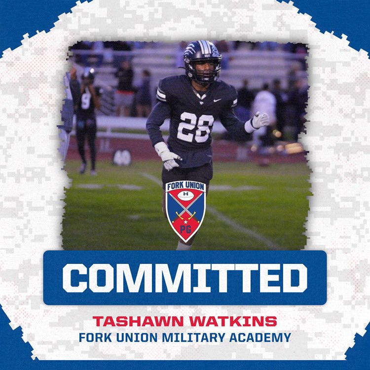 Shawn Watkins (@chasingrank) on Twitter photo I am extremely blessed to announce my commitment to Fork Union Military Academy for my post graduate year. I appreciate everyone who supported me on this journey and a big thank you! to every coach I’ve worked with over my highschool career. <a href="/FUMAPGFootball/">Fork Union Military Academy Post Grad Football</a> <a href="/CoachTroyTaylor/">Troy Taylor 🏈🙏</a> I am extremely blessed to announce my commitment to Fork Union Military Academy for my post graduate year. I appreciate everyone who supported me on this journey and a big thank you! to every coach I’ve worked with over my highschool career. <a href="/FUMAPGFootball/">Fork Union Military Academy Post Grad Football</a> <a href="/CoachTroyTaylor/">Troy Taylor 🏈🙏</a>