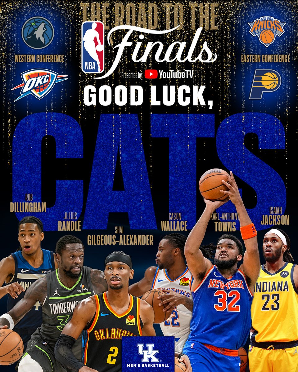 The #NBAPlayoffs run through the #NBACats. 

Good Luck to our guys as the #NBAPlayoffs continue tomorrow.