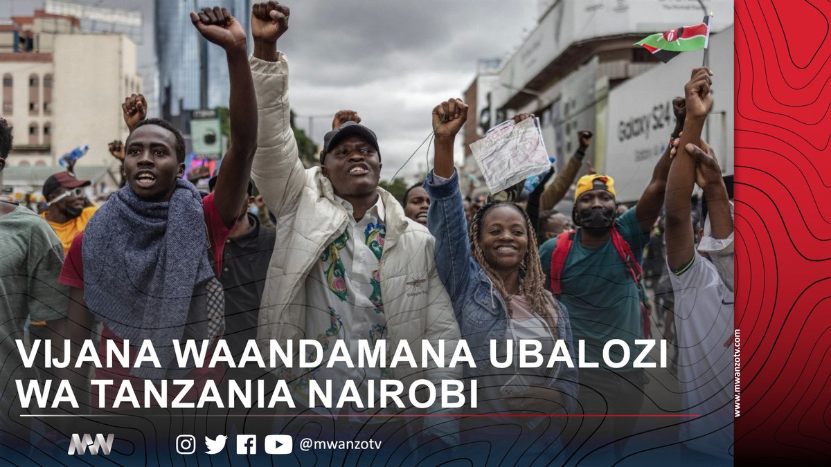 #KENYA: VIJANA WAANDAMANA UBALOZI WA TANZANIA NAIROBI KUPINGA KUFURUSHWA KWA WAKENYA
ZAIDI: youtu.be/tJ3VcB8Ar68