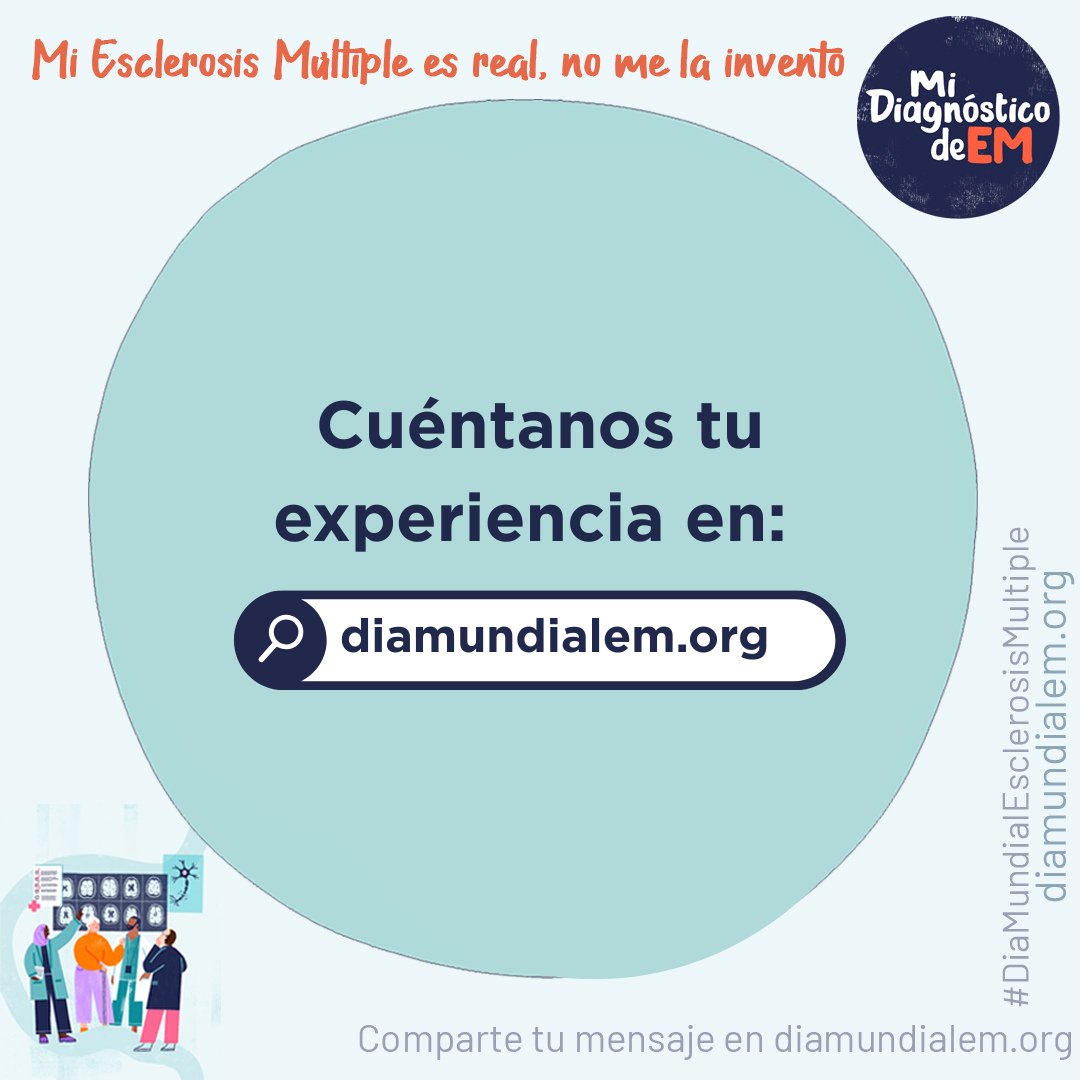 esclerosiseme's tweet photo. ¿𝗛𝗮𝘀 𝘀𝗲𝗻𝘁𝗶𝗱𝗼 𝗮𝗹𝗴𝘂𝗻𝗮 𝘃𝗲𝘇 𝗾𝘂𝗲 𝘁𝘂𝘀 𝘀í𝗻𝘁𝗼𝗺𝗮𝘀 𝗱𝗲 𝗹𝗮 #𝗘𝘀𝗰𝗹𝗲𝗿𝗼𝘀𝗶𝘀𝗠ú𝗹𝘁𝗶𝗽𝗹𝗲 𝗻𝗼 𝘀𝗲 𝗵𝗮𝗻 𝗰𝗼𝗺𝗽𝗿𝗲𝗻𝗱𝗶𝗱𝗼, 𝗻𝗼 𝘀𝗲 𝗵𝗮𝗻 𝗰𝗿𝗲í𝗱𝗼 𝗼 𝗻𝗼 𝘀𝗲 𝗵𝗮𝗻 𝘁𝗲𝗻𝗶𝗱𝗼 𝗲𝗻 𝗰𝘂𝗲𝗻𝘁𝗮?

💬 𝗖𝘂é𝗻𝘁𝗮𝗹𝗼 𝗲𝗻 𝗲𝗹 '𝗠𝘂𝗿𝗼 𝗱𝗲 𝗺𝗲𝗻𝘀𝗮𝗷𝗲𝘀' 𝗱𝗲 𝗹𝗮 𝗽á𝗴𝗶𝗻𝗮 𝗱𝗲𝗹 #𝗗𝗶𝗮𝗠𝘂𝗻𝗱𝗶𝗮𝗹𝗘𝘀𝗰𝗹𝗲𝗿𝗼𝘀𝗶𝘀𝗠𝘂𝗹𝘁𝗶𝗽𝗹𝗲 📆30 de mayo
➡️https://t.co/BAIrjOD8Pf

🗣️ "Animo a todas las personas que estáis pasando por esta difícil situación, con todos sus efectos, no solo a nivel físico y emocional (que no son pocos) sino social". Ann

#MiDiagnósticodeEM
#MyMSDiagnosis #WorldMSDay @WorldMSDay